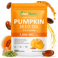 GTZSXNP Pumpkin Seed Oil Capsules 2 in 1 – Hair & Prostate Health (Non-GMO)
