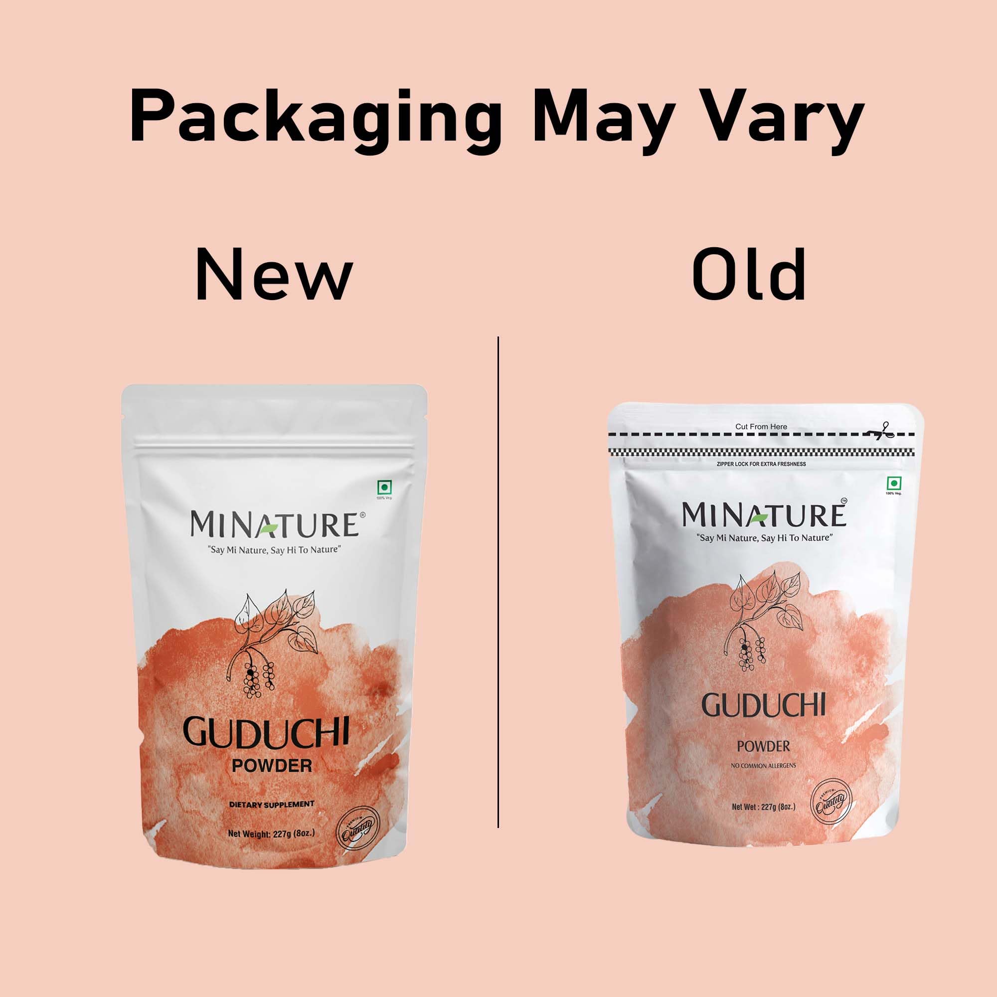 Guduchi Powder (Giloy) – Tinospora Cordifolia | Supports Digestion & Immunity | 227g (8oz) | Resealable Pouch