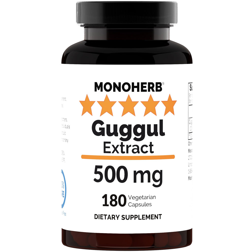 MONOHERB Guggul Extract 500 mg - 180 Capsules
