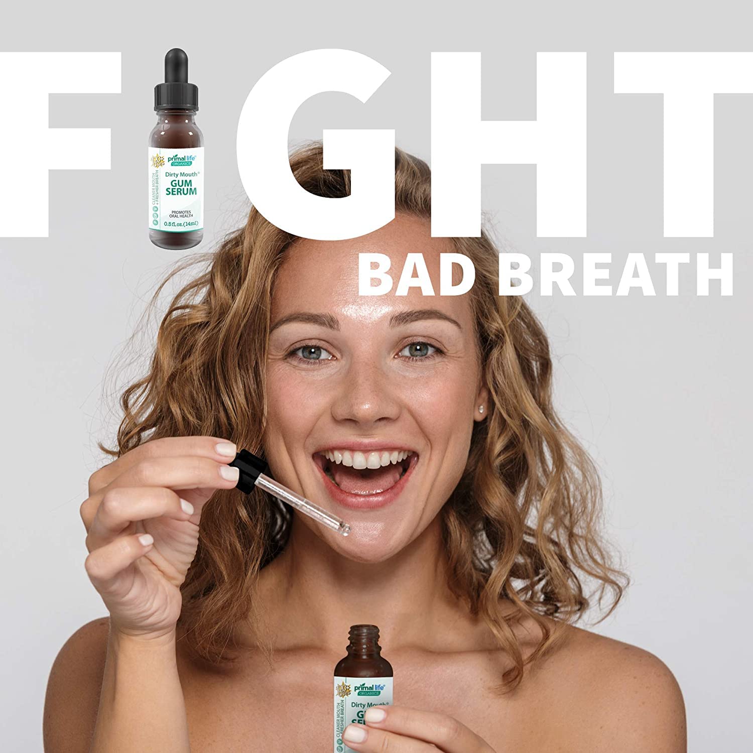 Gum Drops 0.5 oz – Primal Life Organics Gum Serum for Fresh Breath & Oral Health | Pack of 2