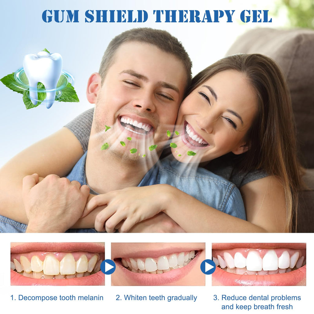 Neslemy Gum Shield Therapy Gel – Gum Therapy Gel, Teeth Whitening Essence Pen (Pack of 3)