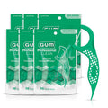 GUM Professional Clean Floss Picks – Extra-Strong Mint Floss, Easy-Grip Handle (90 Count, Pack of 6)