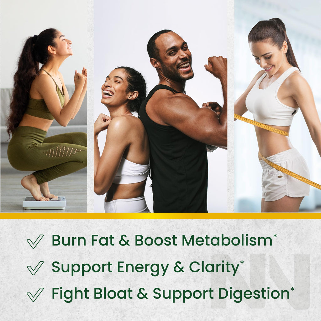 Green Tea Fat Burner Gummies for Weight Loss – Metabolism Boost & Appetite Support | 60 Count
