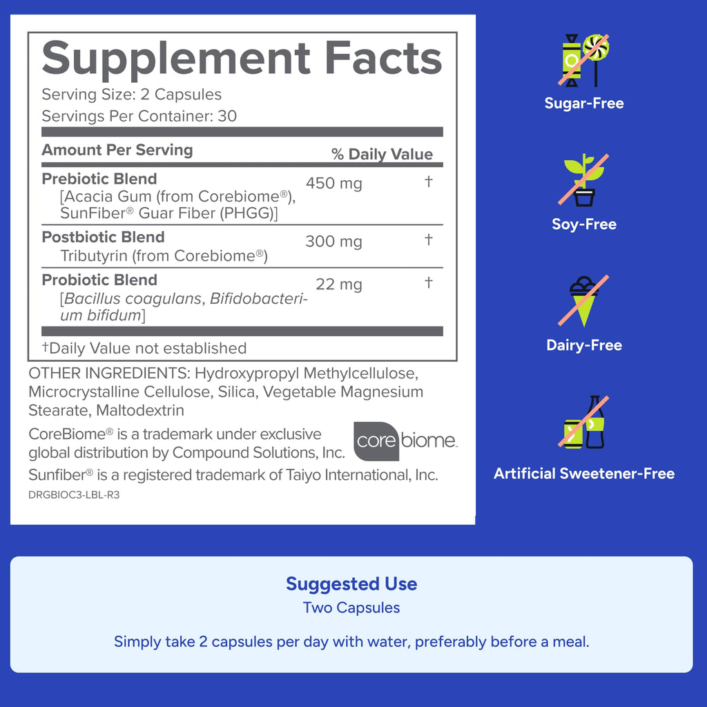 Gundry MD Bio Complete 3 — 3-in-1 Probiotics for Digestion, Energy, and Skin | 30 Day Supply