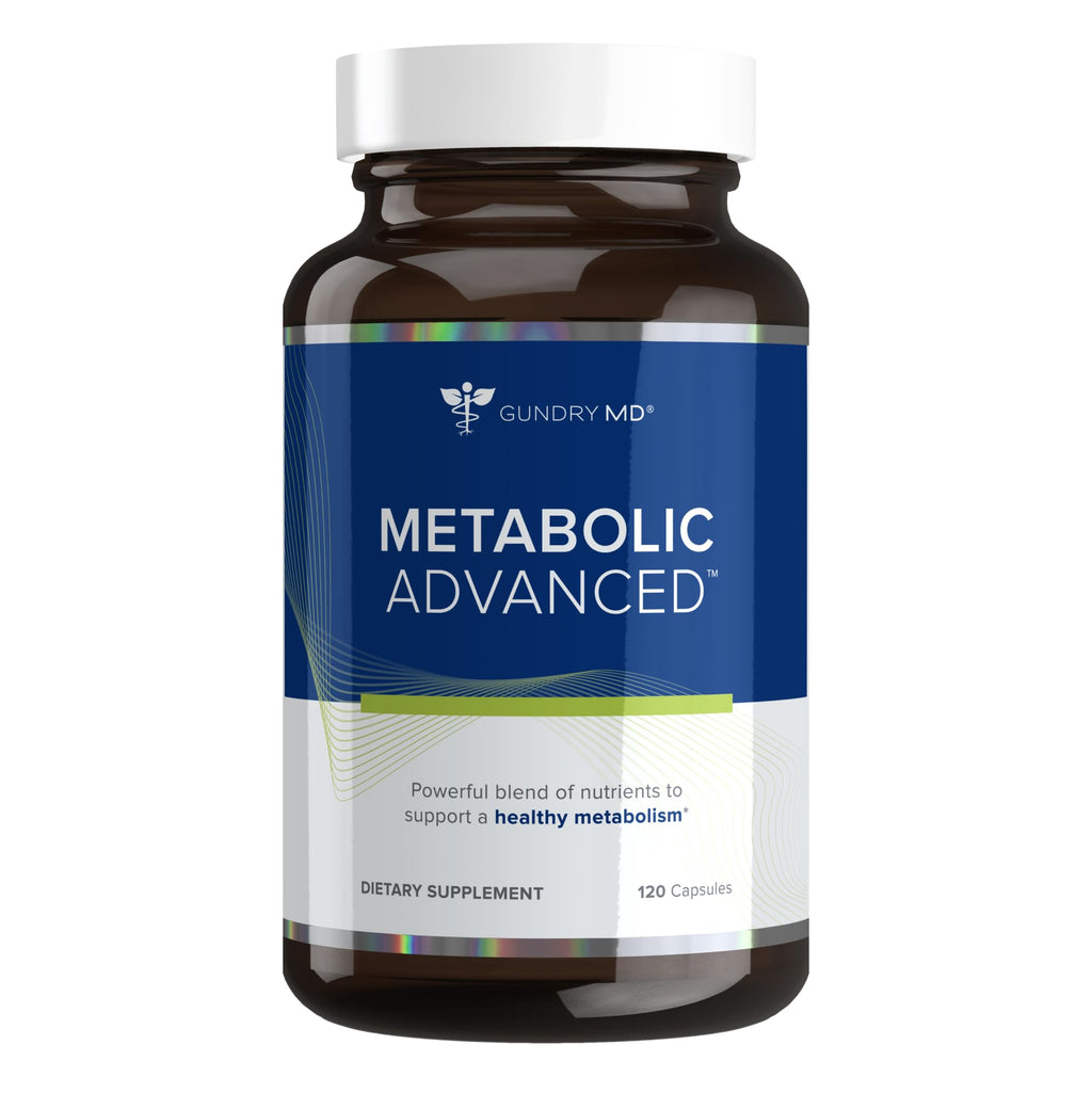 Gundry MD Metabolic Advanced with Berberine – Supports Healthy Metabolism, 120 Count