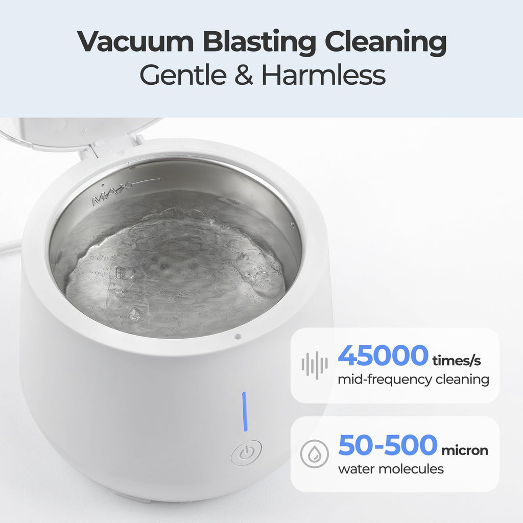 Guntsous Ultrasonic Retainer Cleaner Machine – 45kHz Medium Frequency + 3 LED Lights