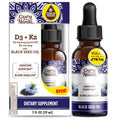 GuruNanda Black Seed Oil – Cold-Pressed Nigella Sativa, Vitamin D3 5000 IU, Vitamin K2 & E | Non-GMO, 2 fl oz