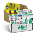 GuruNanda Mint to Be Kit: CocoMint Oil Pulling, Neem Toothpaste & Breath Mouthwash