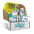 GuruNanda Total Smile Makeover Kit Regular | Cocomint Oil Pulling, Dual Barrel Whitening Mouthwash, Whitening Strips & Butter on Gums Toothbrushes
