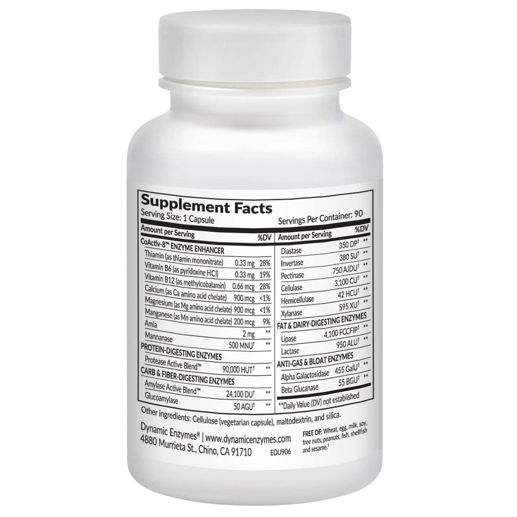 Eat E-Z Ultra Digestive Enzymes – Gut Health, Anti-Bloating & Immune Support | 90 Count