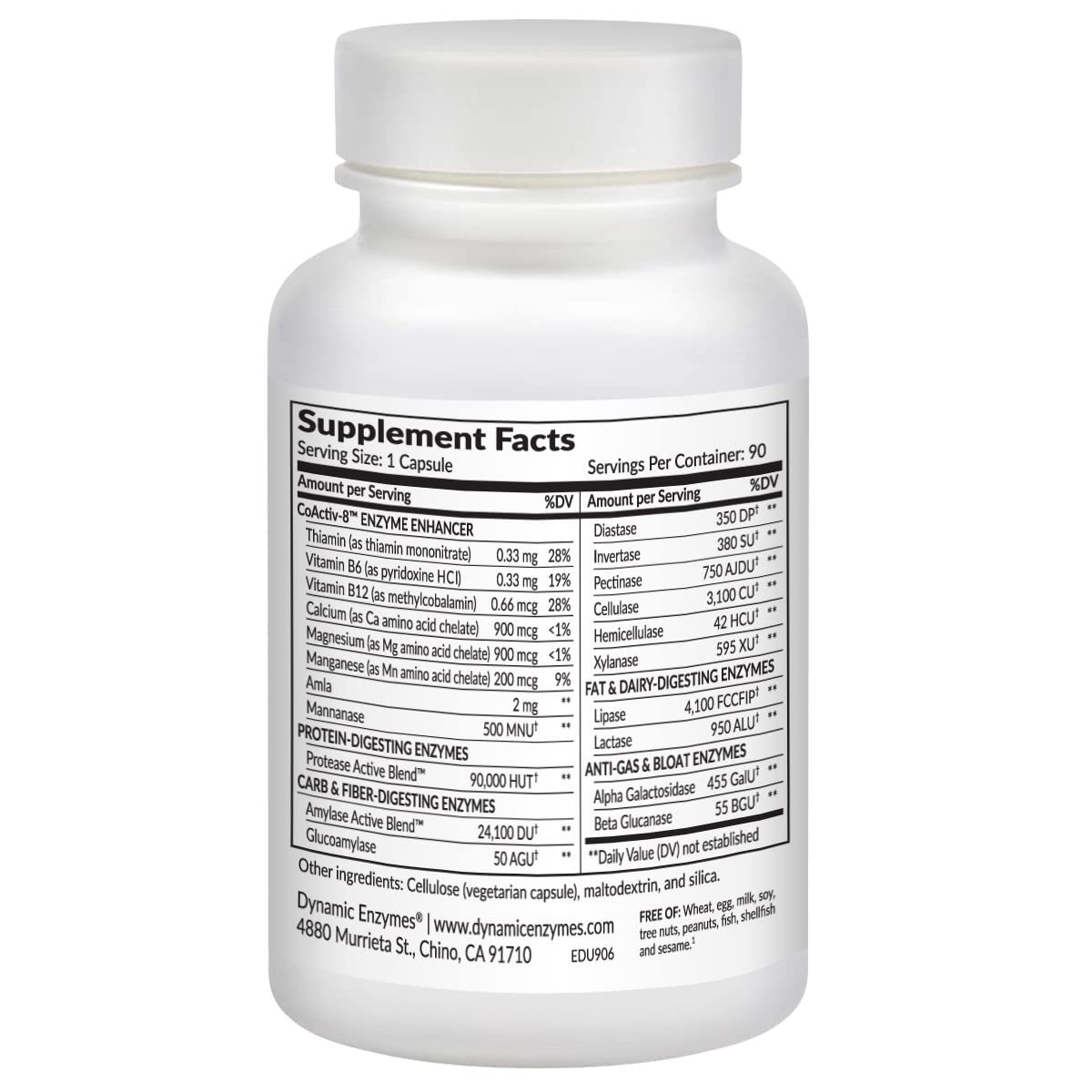 Eat E-Z Ultra Digestive Enzymes – Gut Health, Anti-Bloating & Immune Support | 90 Count