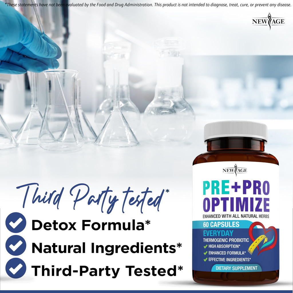 NEW AGE Pro Optimize Probiotics for Women – Menopause & Digestive Health (Dong Quai 565mg)