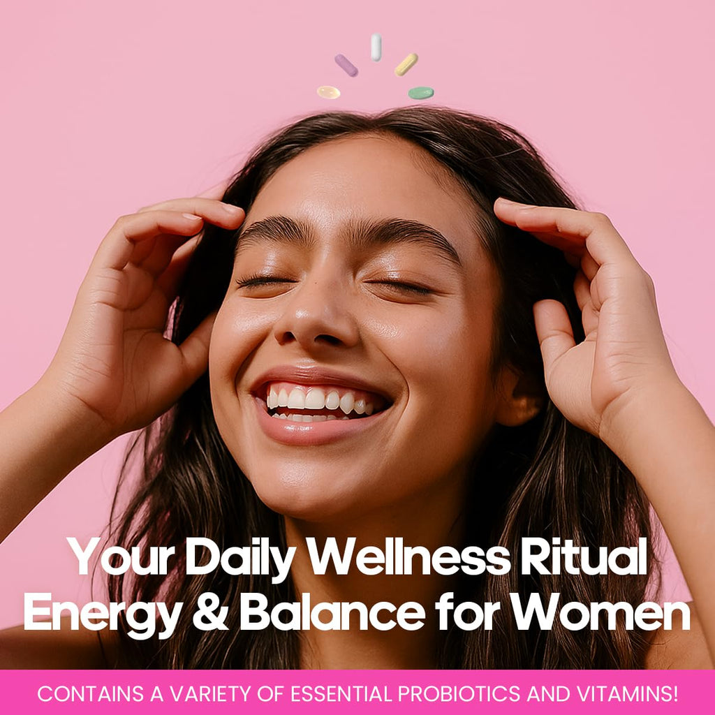 Women's Daily Vitamin Packs – All-in-One Multivitamin with Probiotics, D3+K2, NR1000 & Ashwagandha