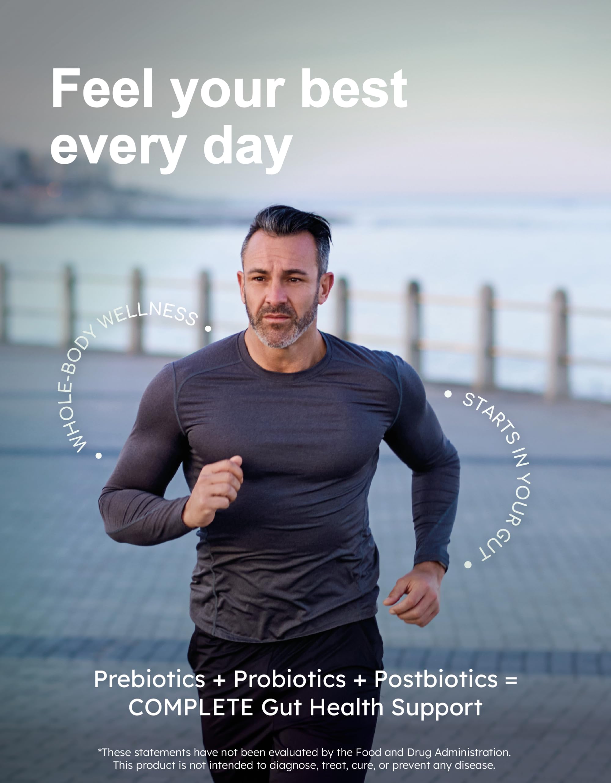 GutRx Complete Probiotic, Prebiotic & Postbiotic – 78B CFU with Akkermansia & Christensenella – 90 Count