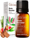 Gya Labs Brain Booster Essential Oil Blend - 0.34 Fl Oz | Aromatherapy & Diffuser