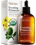 Gya Labs Evening Primrose Carrier Oil - 3.4 Fl Oz for Hair, Skin, Face & Massage
