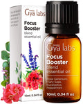Gya Labs Focus Booster Essential Oil Blend – Fresh Mint Scent (0.34 fl oz)