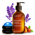 Gya Labs Lavender Relaxation Massage Oil with Roller Ball - 8.45 oz