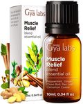 Gya Labs Muscle Relief Essential Oils Blends - 0.34 Fl Oz