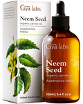 Gya Labs Neem Carrier Oil - 3.4 Fl Oz | Hair, Skin, Face, Scalp & Body Massage