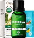 Gya Labs Organic Lemongrass Essential Oil - 0.34 oz | Diffuser, Skin, Hair