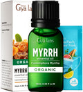 Gya Labs Organic Myrrh Essential Oil - 0.34 fl oz | Skin, Hair, Diffuser, Aromatherapy & DIY Candle Making Scents