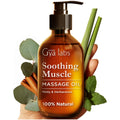 Gya Labs Soothing Massage Oil – 6.76 Fl Oz | Non-Greasy Formula for Sore Muscles & Deep Relaxation