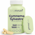 LongLifeNutri Gymnema Sylvestre 1000mg Organic 20:1 Extract - 240 Veg Capsules - Made in USA