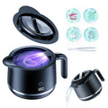 GYNHD Ultrasonic Retainer Cleaner – 45kHz, 200ml, 5 Modes, Bright Black