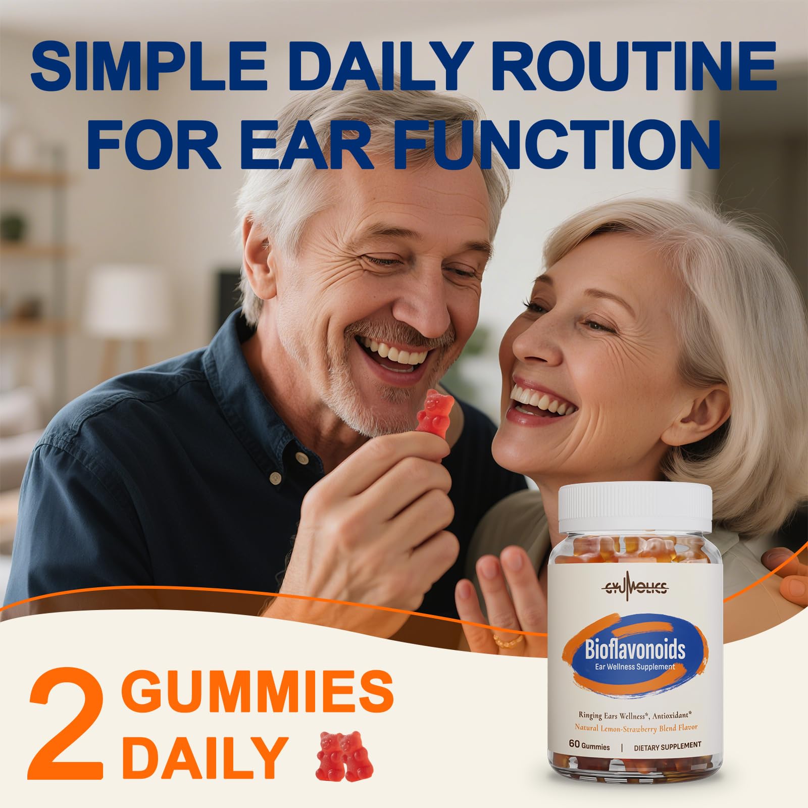 Gyumolics Flavonoid Gummies 3000mg – Bioflavonoid Complex + Vitamin C (60 Gummies)