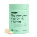 H-PROOF The Anytime You Drink Vitamin — Post-Drink Metabolism + Liver Health, Immunity Support, Vegan, 40 Chewables