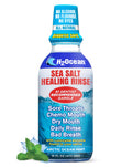 H2Ocean Healing Rinse – Alcohol & Fluoride Free Sea Salt Mouthwash, Arctic Ocean Mint, 16 oz