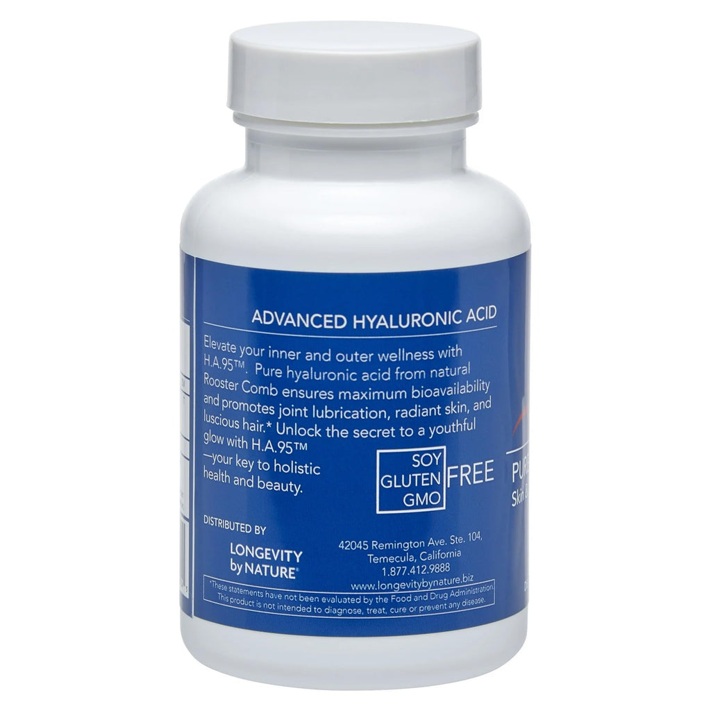 Longevity by Nature H.A.95 Hyaluronic Acid – Joint & Skin Hydration