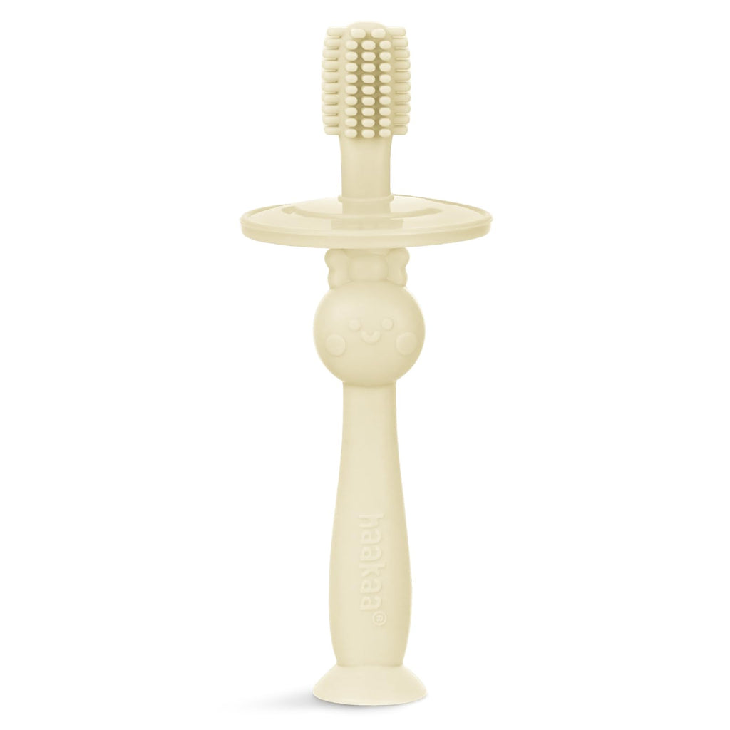Haakaa Infant Toothbrush – 360° All‑Round Baby Toothbrush (6m+)