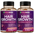 Rainbow Nutrients Hair Growth Vitamins for Women – 2 Pack with Biotin 10,000 mcg, Collagen, OptiMSM, Saw Palmetto