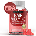 Hair Vitamin Gummies for Women & Men – Biotin 5000mcg, 60 Count | Non-GMO