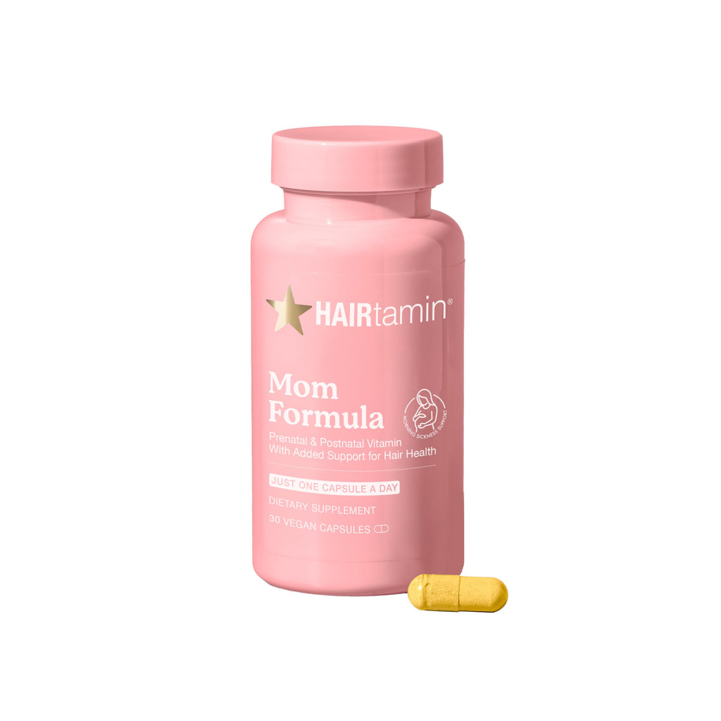 HAIRtamin MOM – Vegan Prenatal & Postnatal Hair Vitamins for Pregnancy & Breastfeeding
