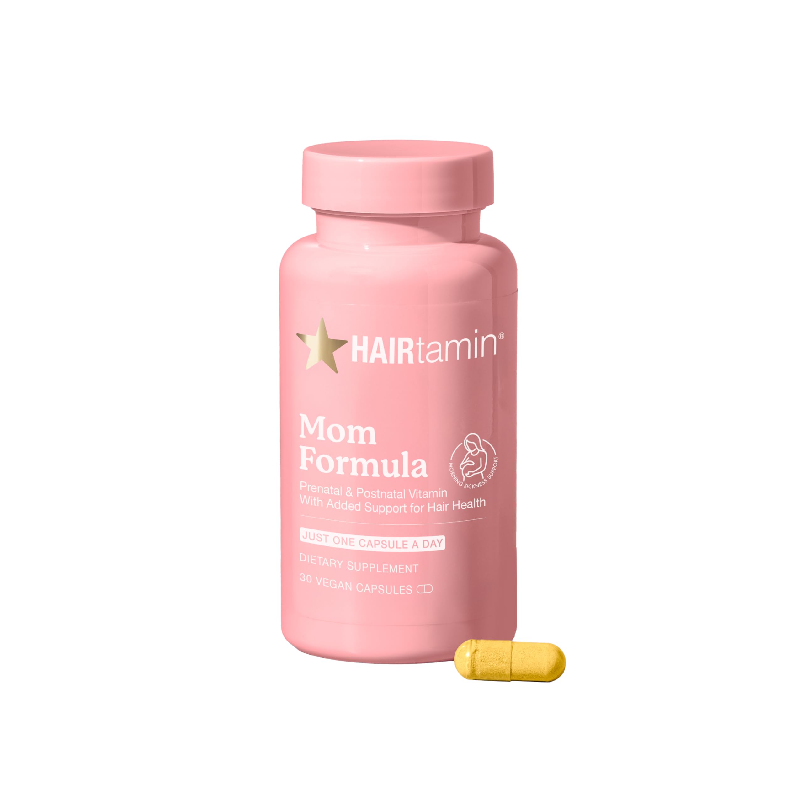 HAIRtamin MOM – Vegan Prenatal & Postnatal Hair Vitamins for Pregnancy & Breastfeeding