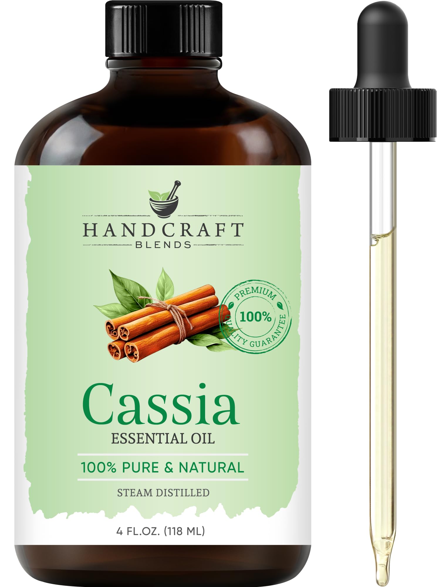 Handcraft Blends Cassia Essential Oil – 4 Fl Oz | 100% Pure & Natural