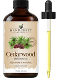 Handcraft Blends Cedarwood Essential Oil – 1 Fl Oz | 100% Pure & Natural