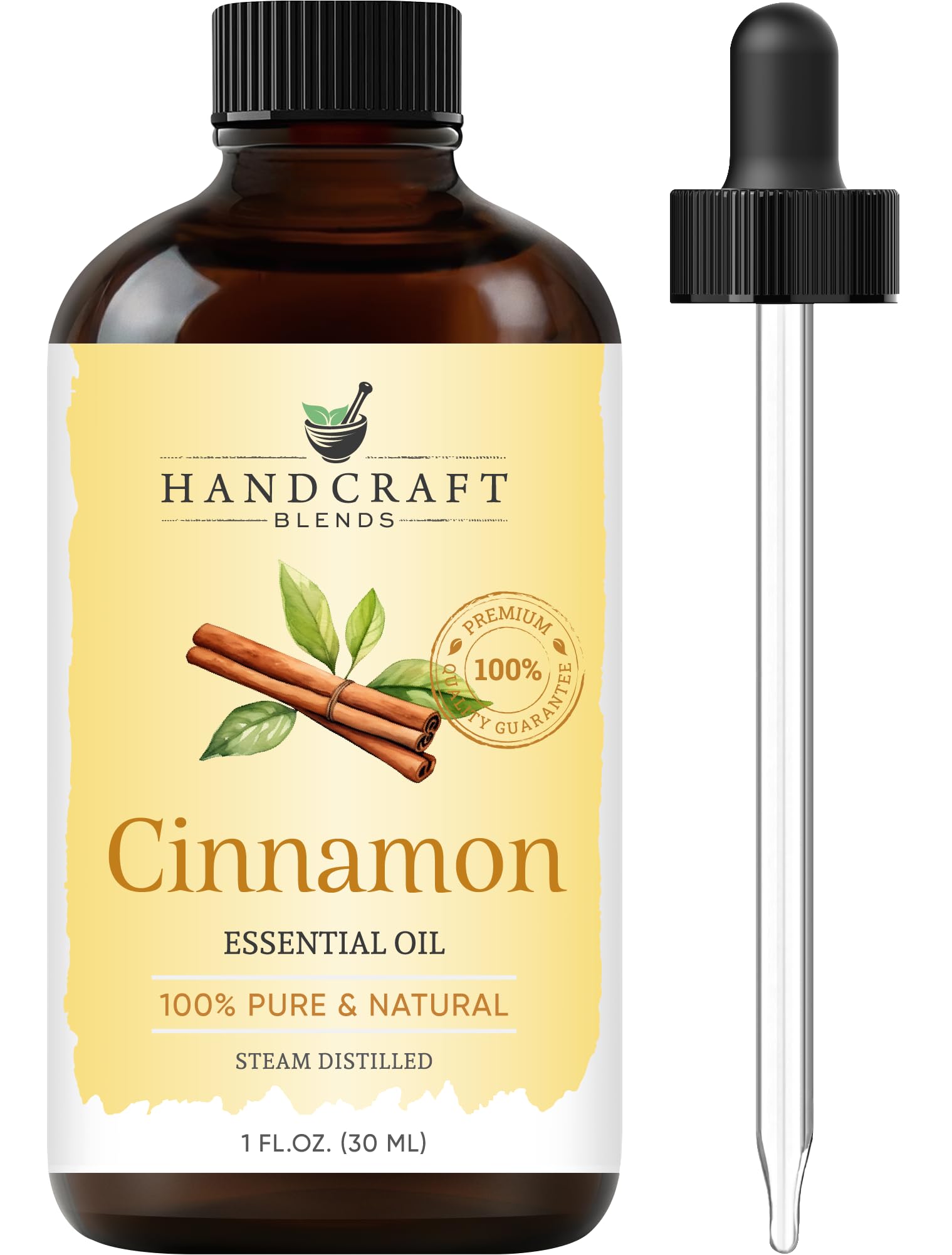 Handcraft Blends Cinnamon Essential Oil – 1 Fl Oz – 100% Pure & Natural