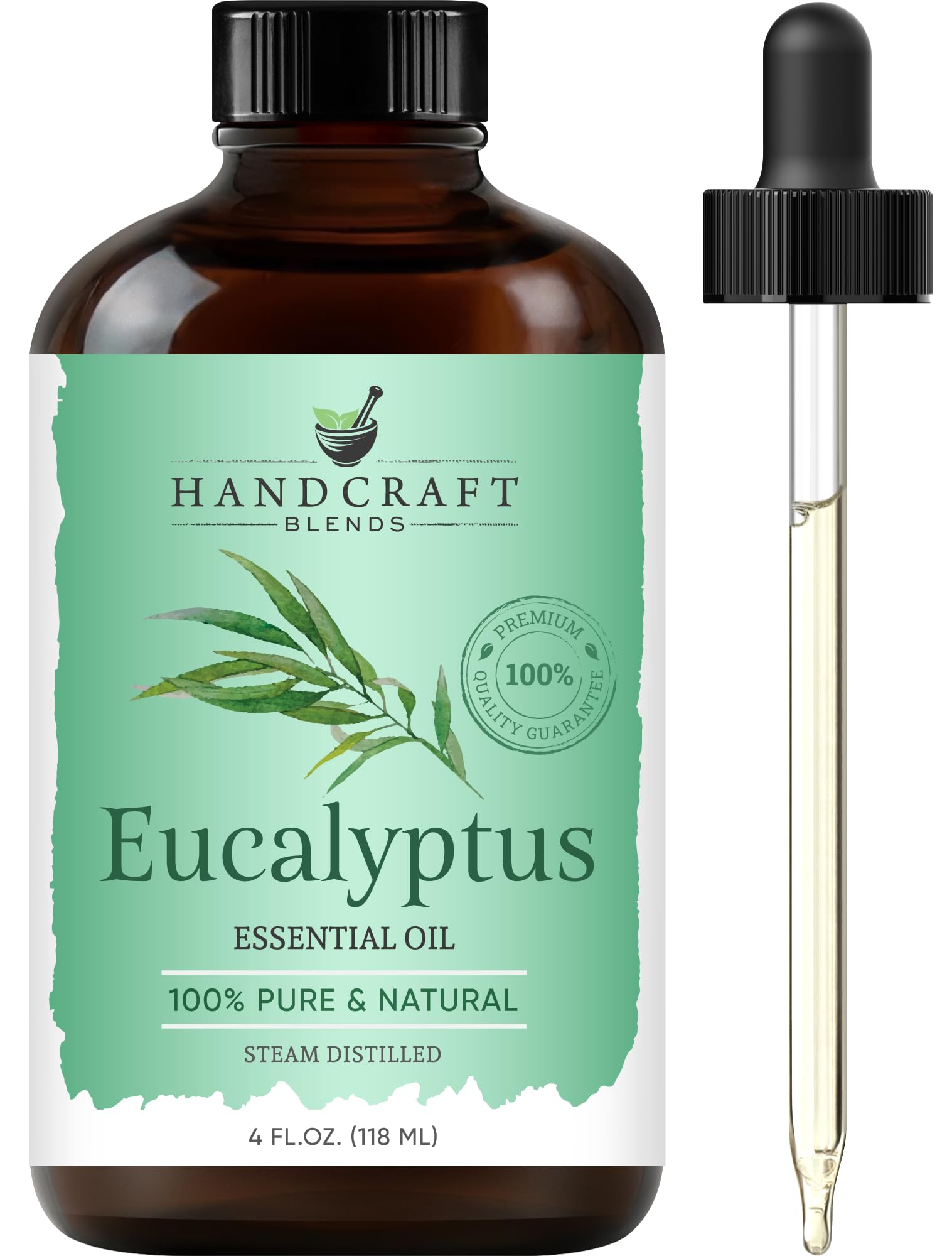 Handcraft Blends Eucalyptus Essential Oil - 4 Fl Oz - Pure & Natural