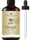 Handcraft Blends Ginger Essential Oil – 1 Fl Oz – 100% Pure and Natural – Premium Grade Essential Oil for Diffuser and Aromatherapy, Skin, Massage, Candle and Soap Making Fragrance