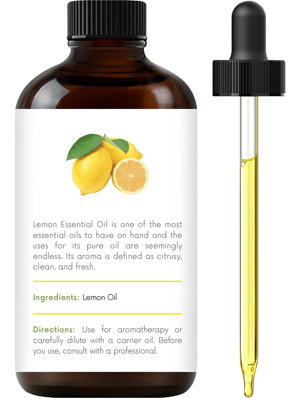 Handcraft Blends Lemon Essential Oil – 1 Fl Oz – 100% Pure & Natural