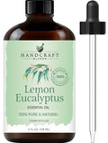 Handcraft Blends Lemon Eucalyptus Essential Oil – 4 Fl Oz – 100% Pure & Natural