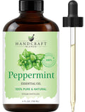 Handcraft Blends Peppermint Essential Oil – 4 oz | 100% Pure & Natural Premium Grade
