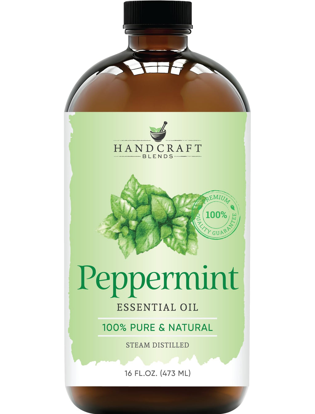 Peppermint Essential Oil – Handcraft Blends, 16 oz, Pure & Natural, Premium Grade