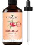 Handcraft Blends Wintergreen Essential Oil – 1 Fl Oz | 100% Pure & Natural, Premium Grade