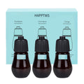HAPPTWS Aromatherapy Essential Oil Set – 3-Piece Diffuser Oils: Eucalyptus, Lemongrass, Orange