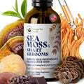 HAPPY FOX Irish Sea Moss Drops & Mushroom Tincture - 7 Adaptogenic Mushrooms